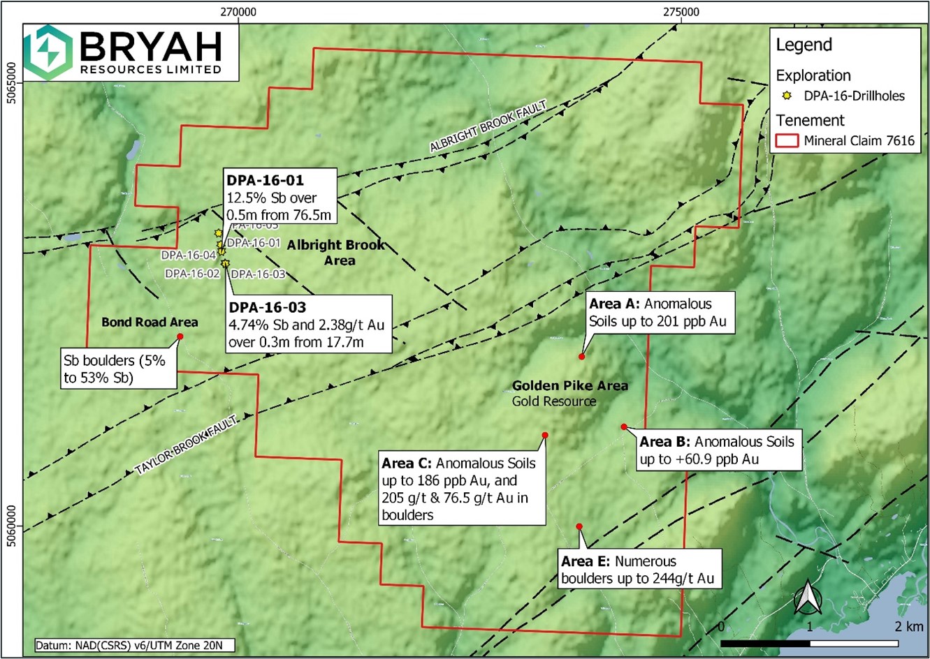 Golden Pike target exploration zones
